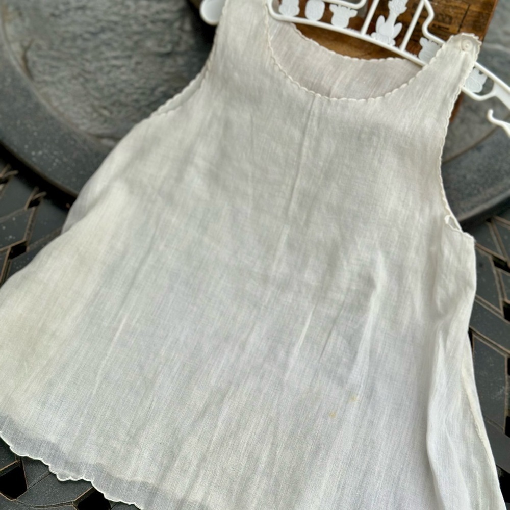 Sweet Vintage Cotton Baby Slip